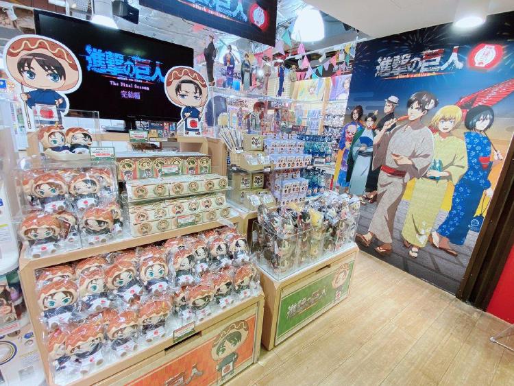 오사카 굿즈샵 진격의 거인